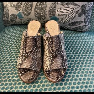 Vince Camuto Leather Mules